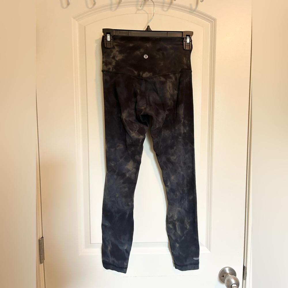 lululemon athletica align blue and green Tie-Dye high rise Leggings